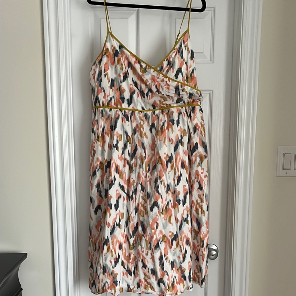 Reitmans Orange Spaghetti Strap Midi Sundress